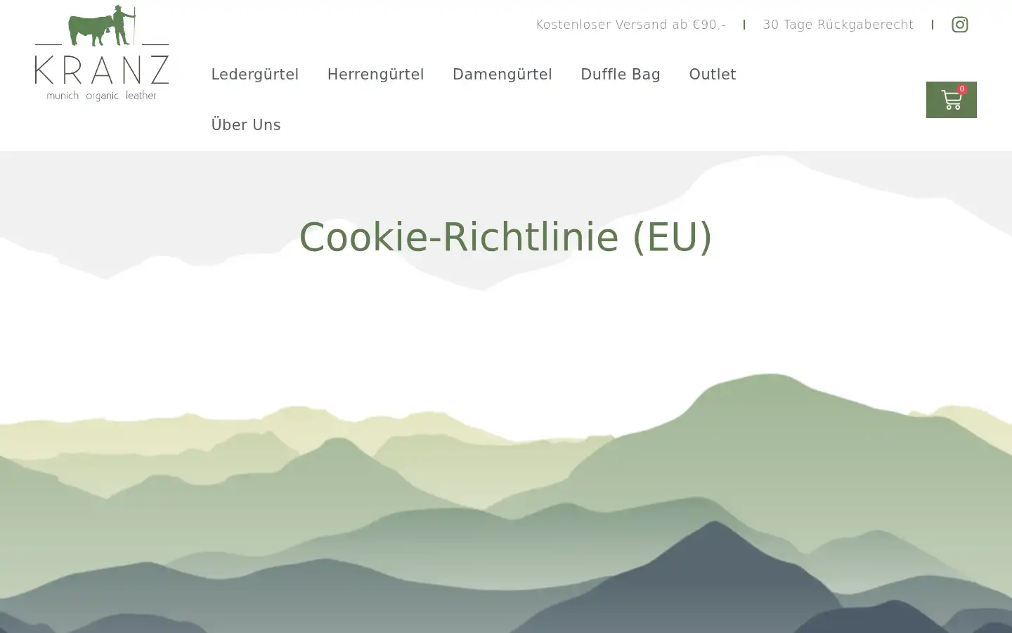Screenshot of kranz-munich.de