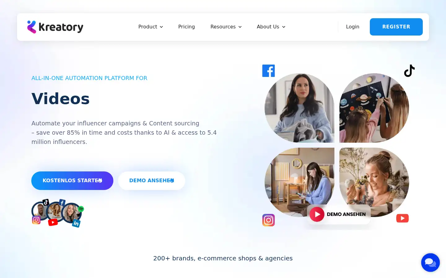Screenshot of kreatory.com