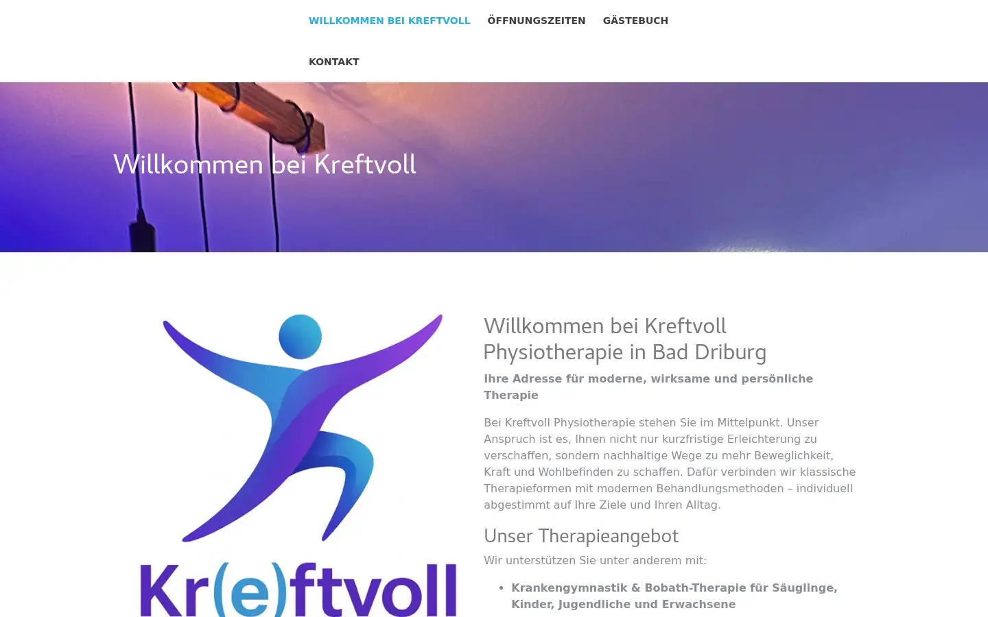 Screenshot of kreftvoll.de
