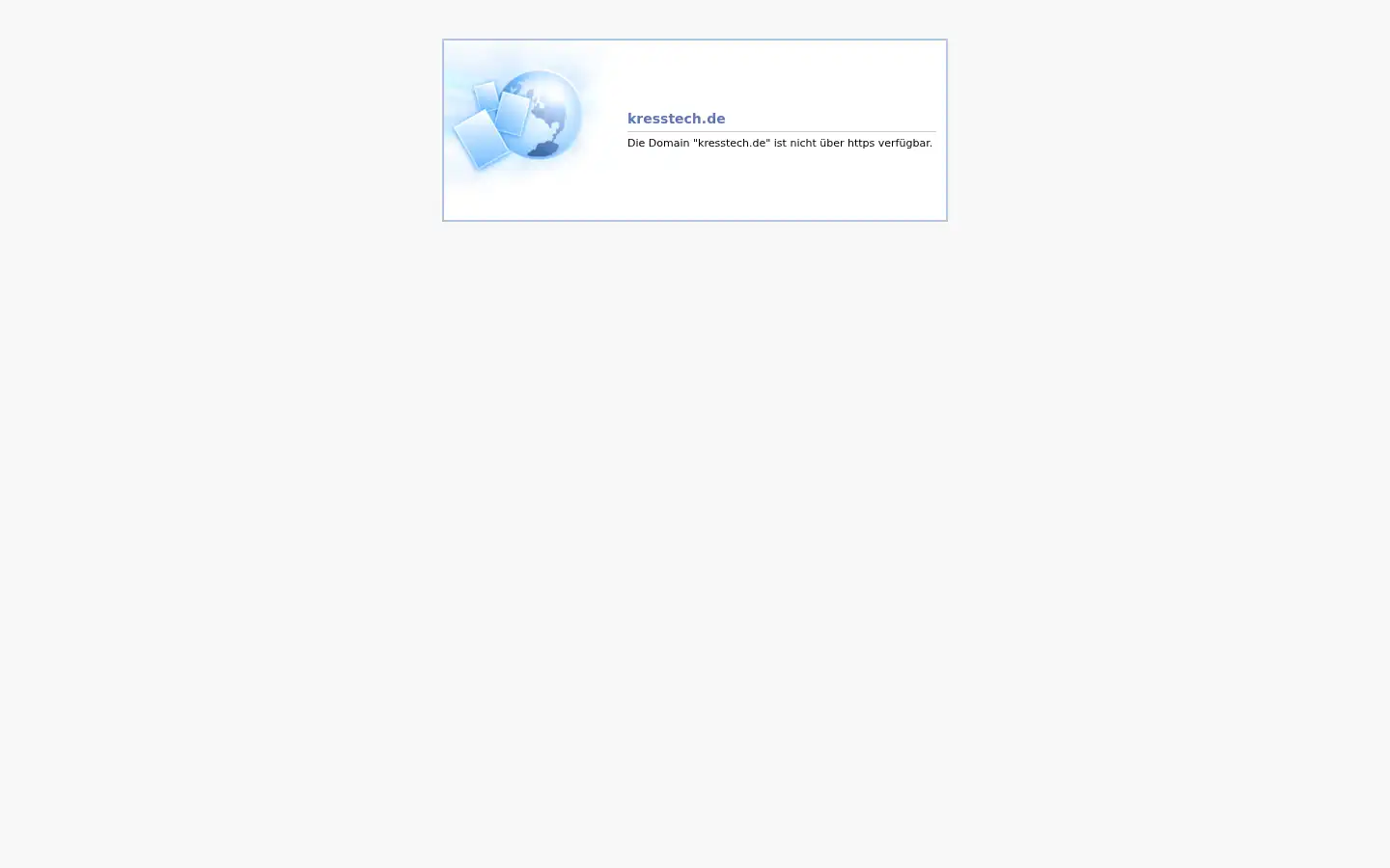 Screenshot of kresstech.de