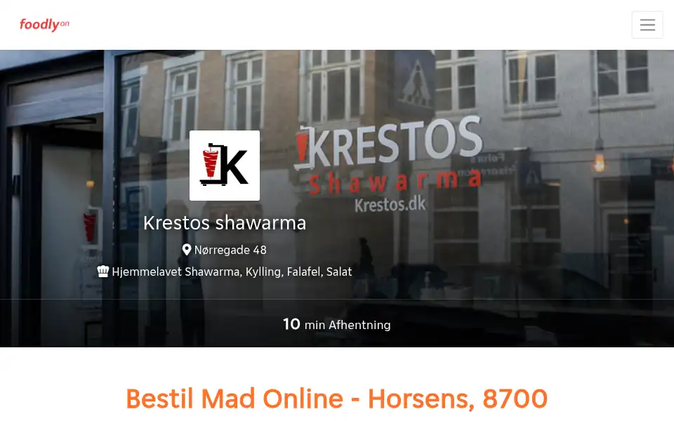 Screenshot of krestos.dk