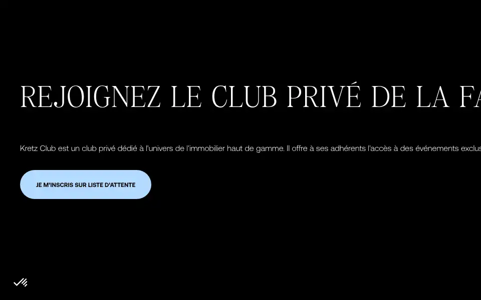 Screenshot of kretzclub.com
