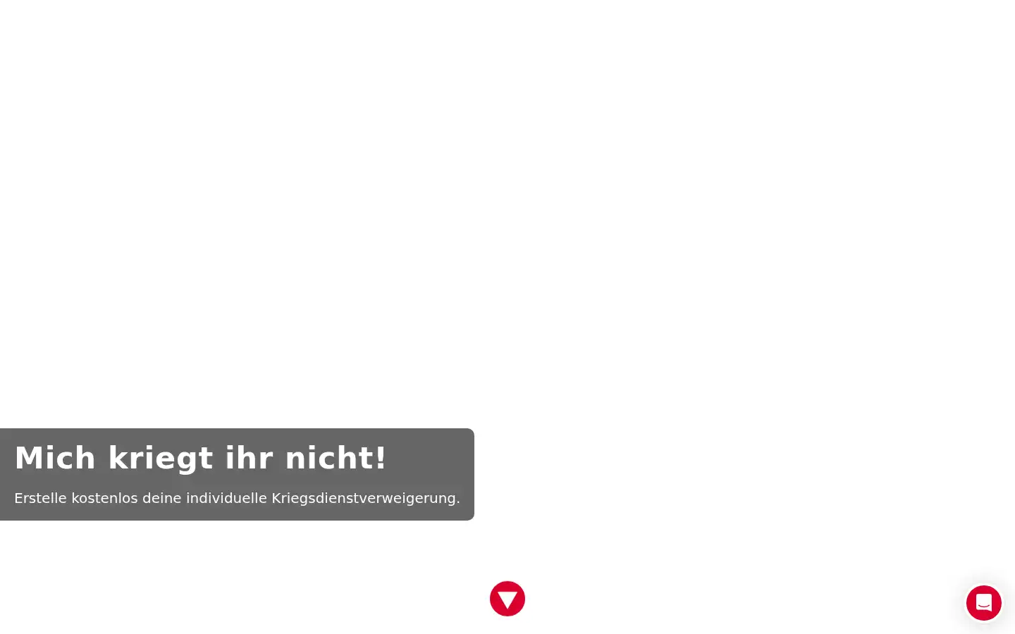 Screenshot of kriegsdienstblocker.de