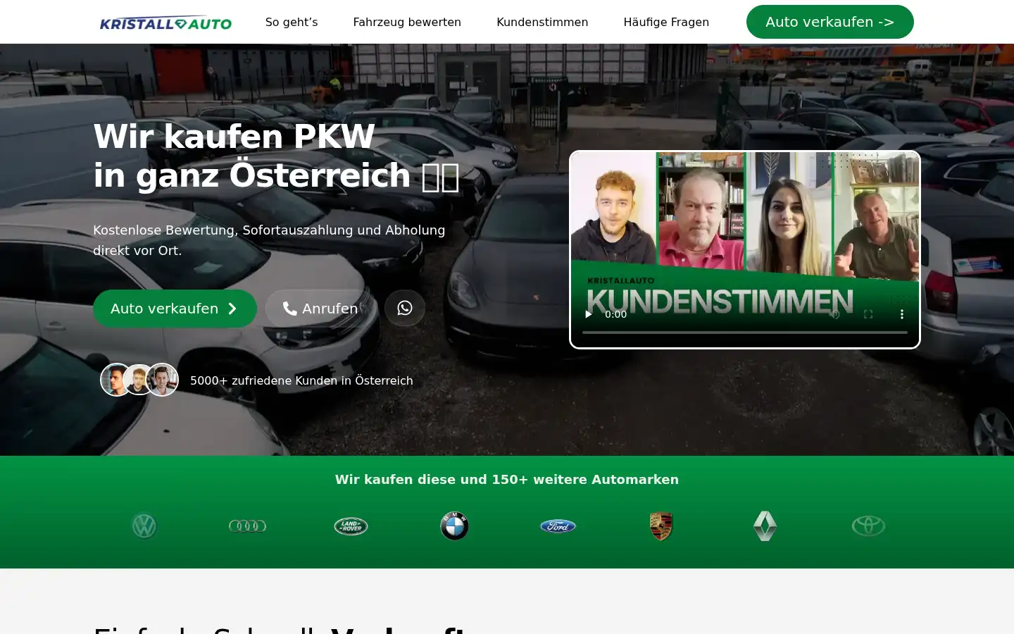 Screenshot of kristallauto.at