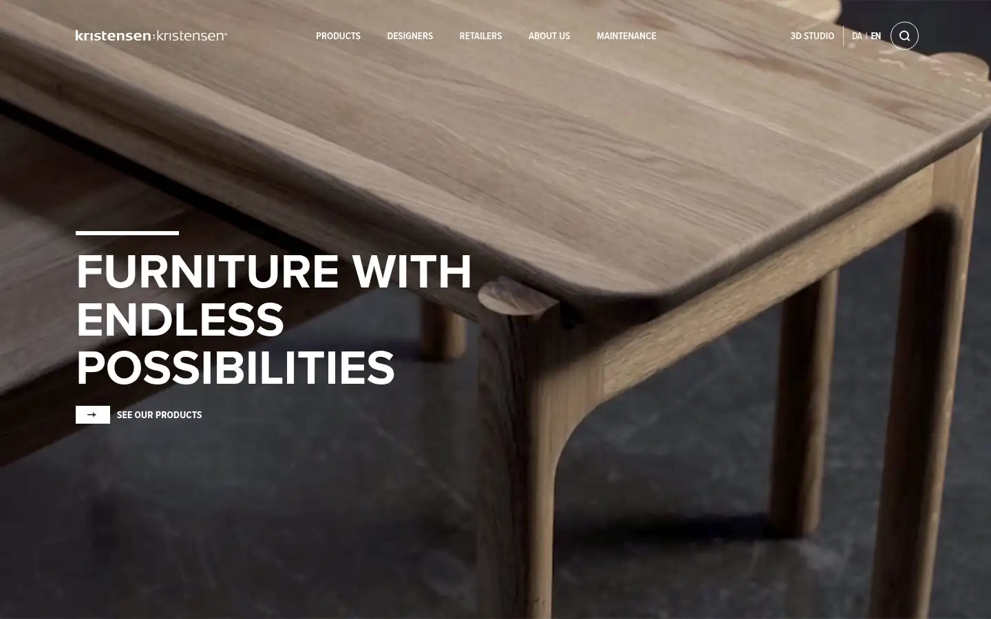 Screenshot of kristensen.com
