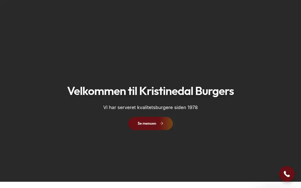 Screenshot of kristinedal.dk