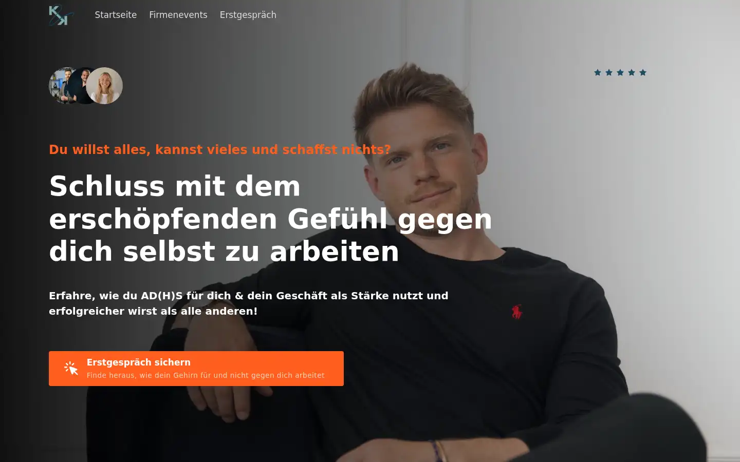 Screenshot of kristofferklaus.com