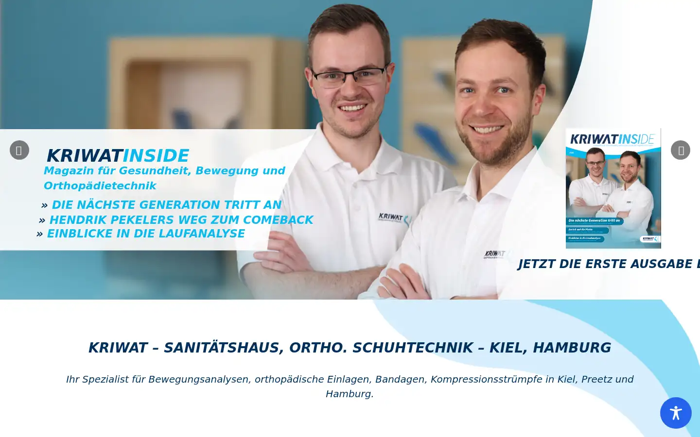 Screenshot of kriwat.de