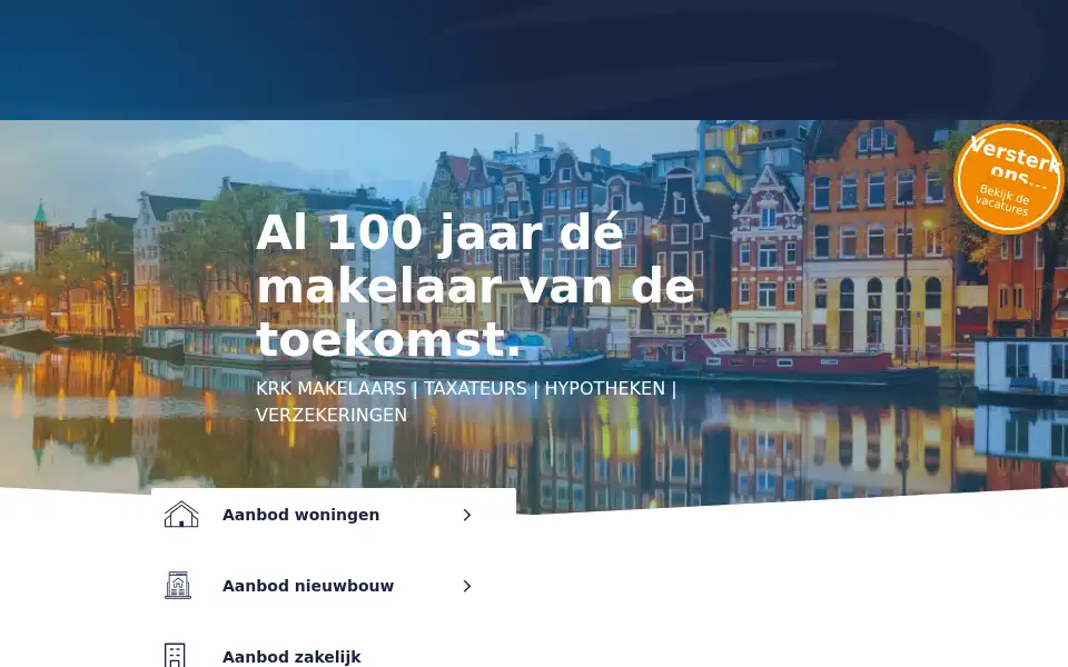 Screenshot of krk.nl