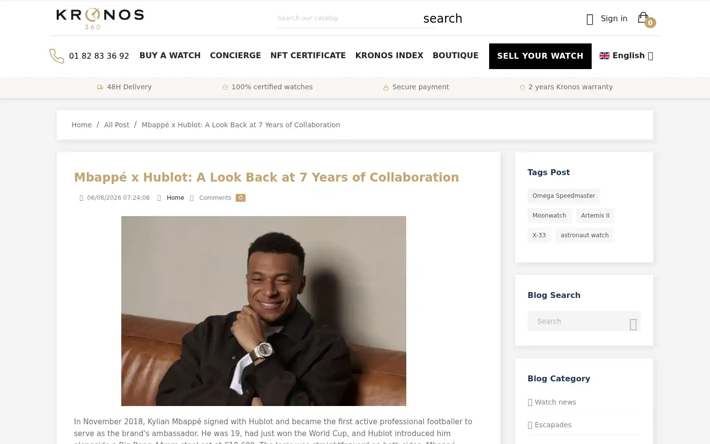 Screenshot of kronos360.com