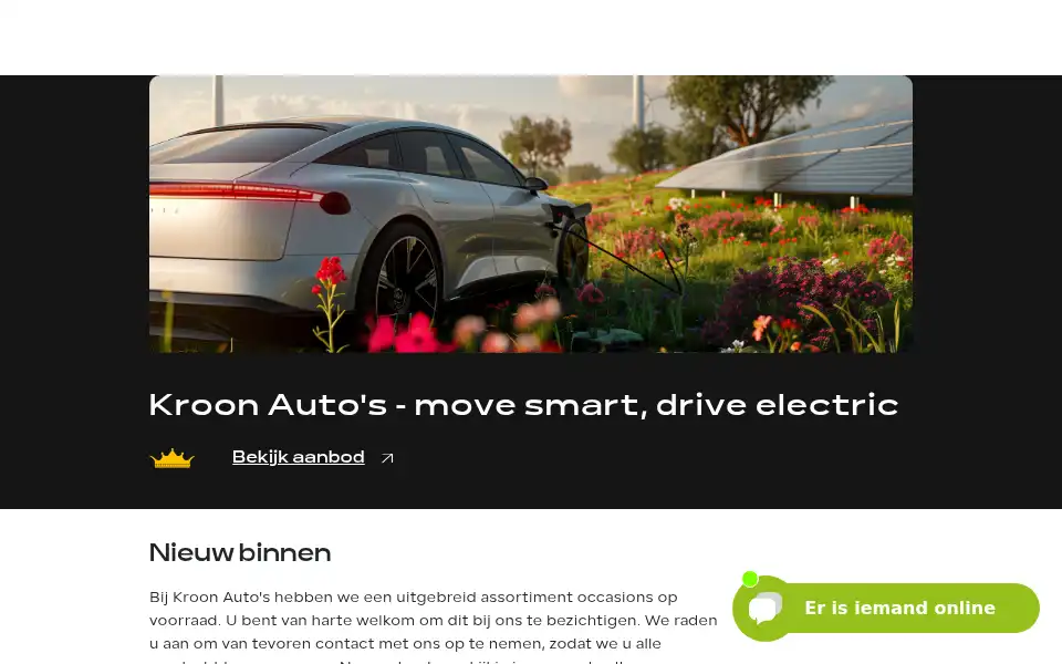 Screenshot of kroonautos.nl