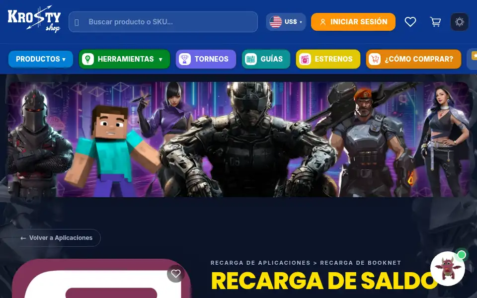 Screenshot of krostyshop.com