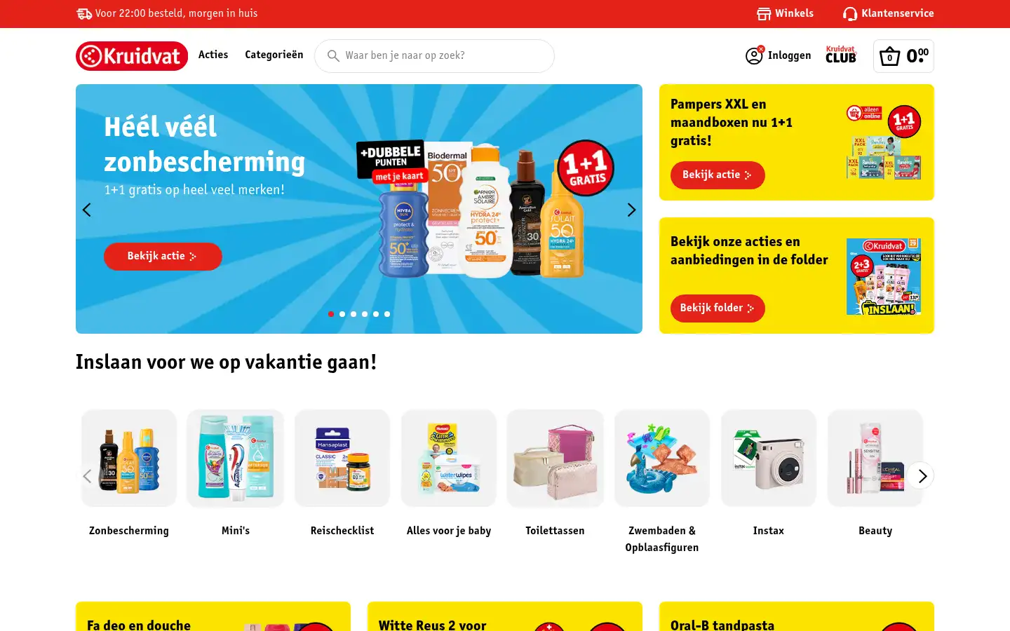 Screenshot of kruidvat.nl