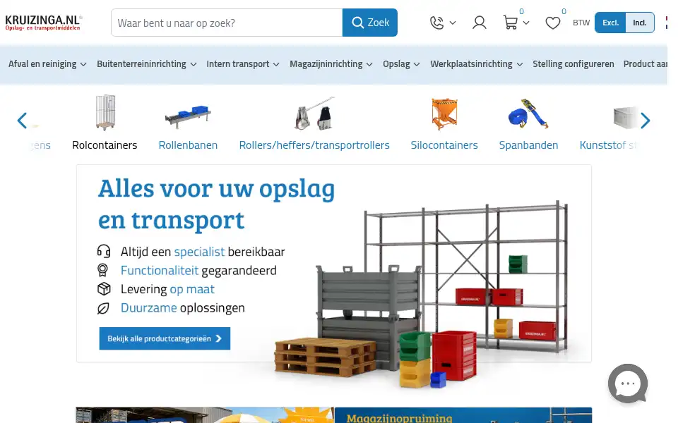 Screenshot of kruizinga.nl
