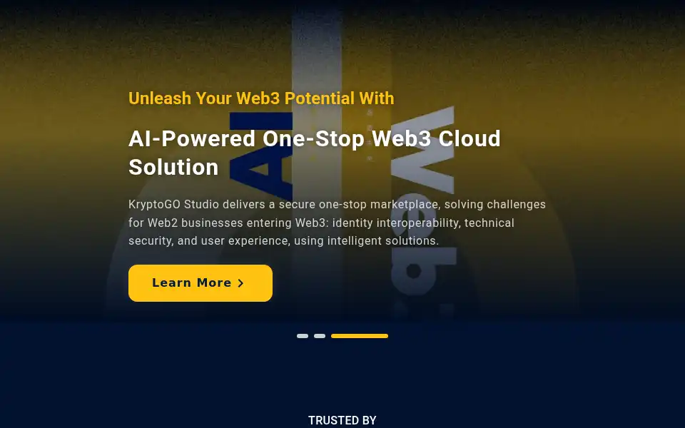 Screenshot of kryptogo.com