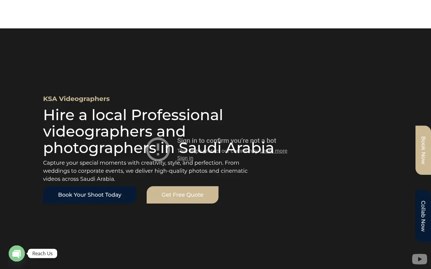 Screenshot of ksavideographers.com