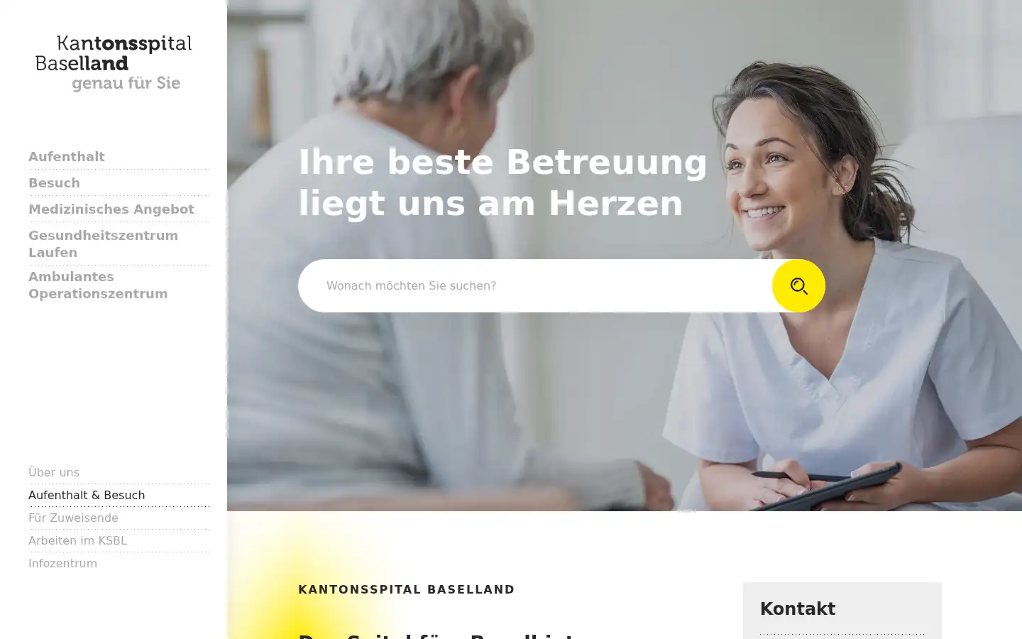 Screenshot of ksbl.ch