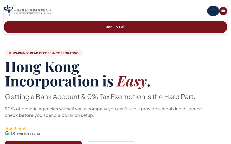 Screenshot of kshkcpa.com