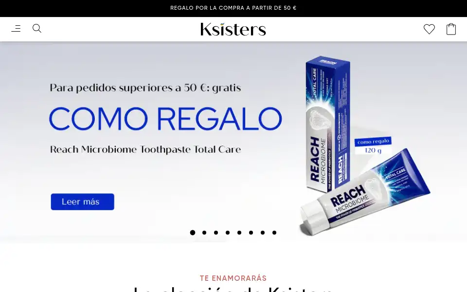 Screenshot of ksisters.es