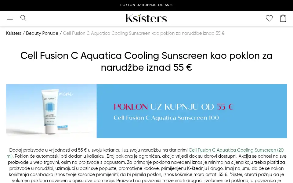 Screenshot of ksisters.hr