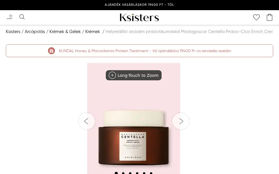 Screenshot of ksisters.hu