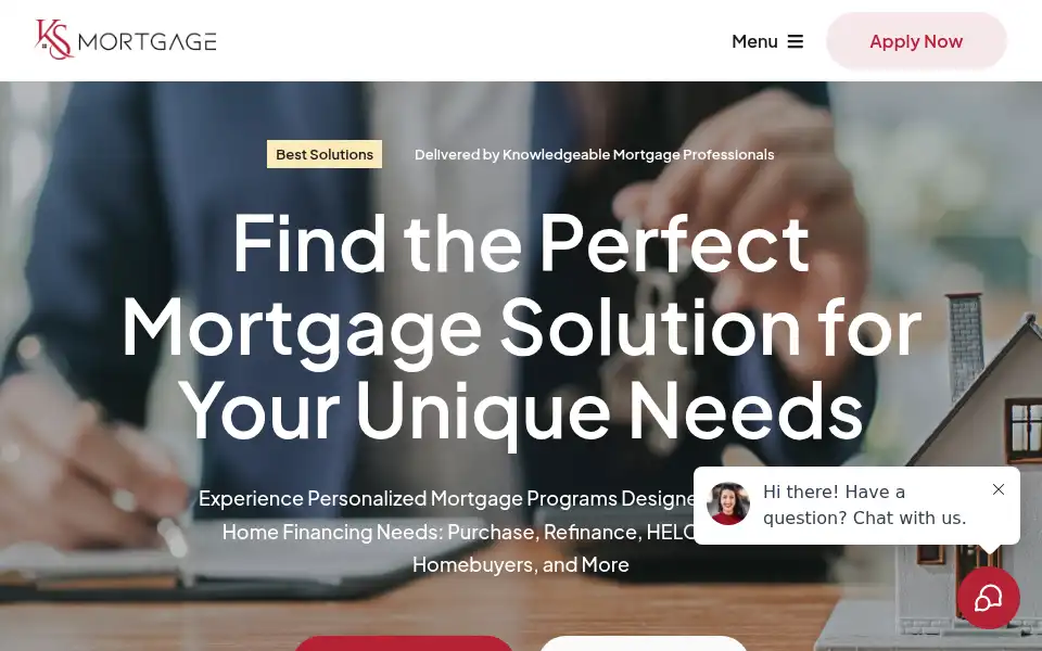 Screenshot of ksmortgage.com