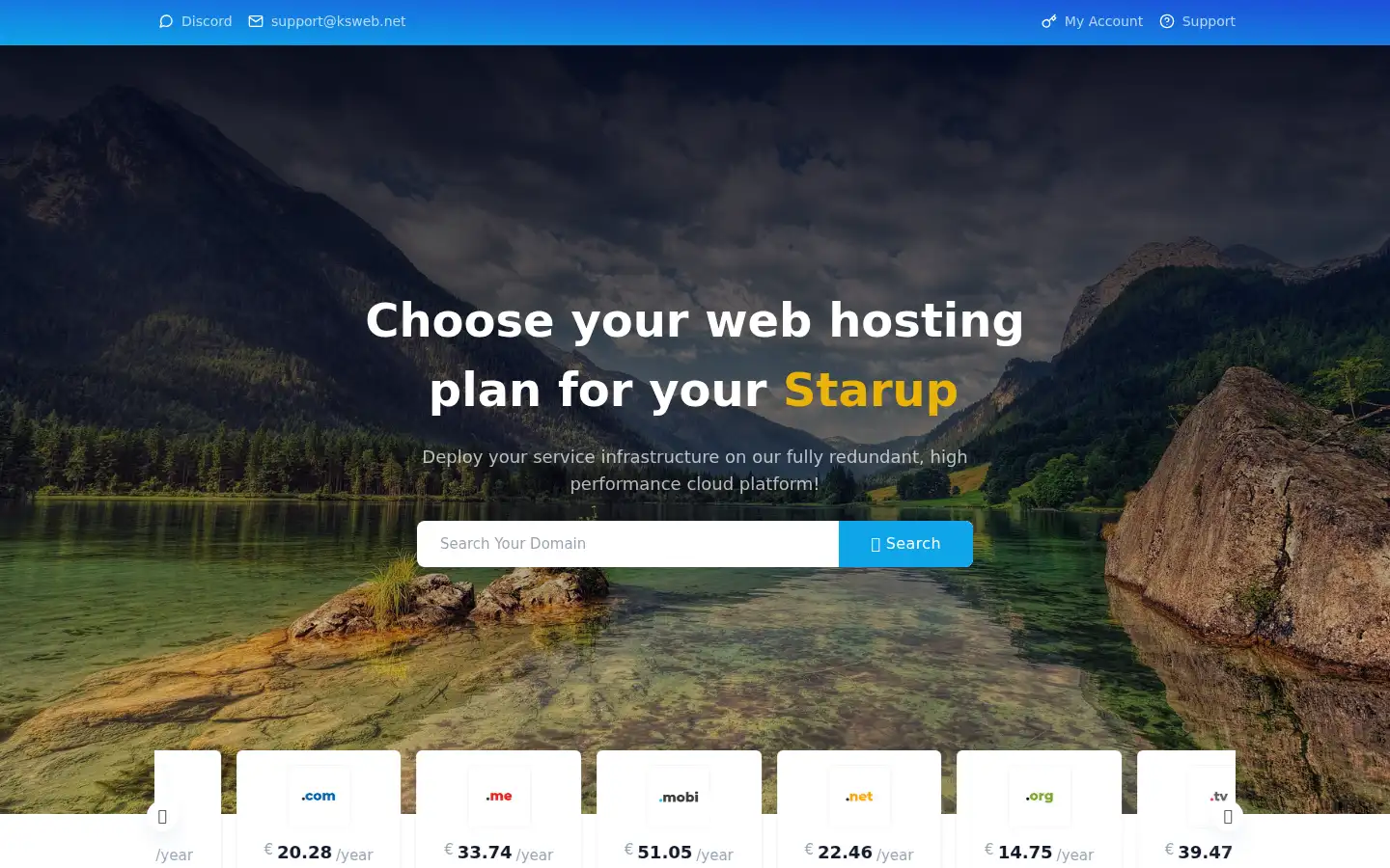 Screenshot of ksweb.net