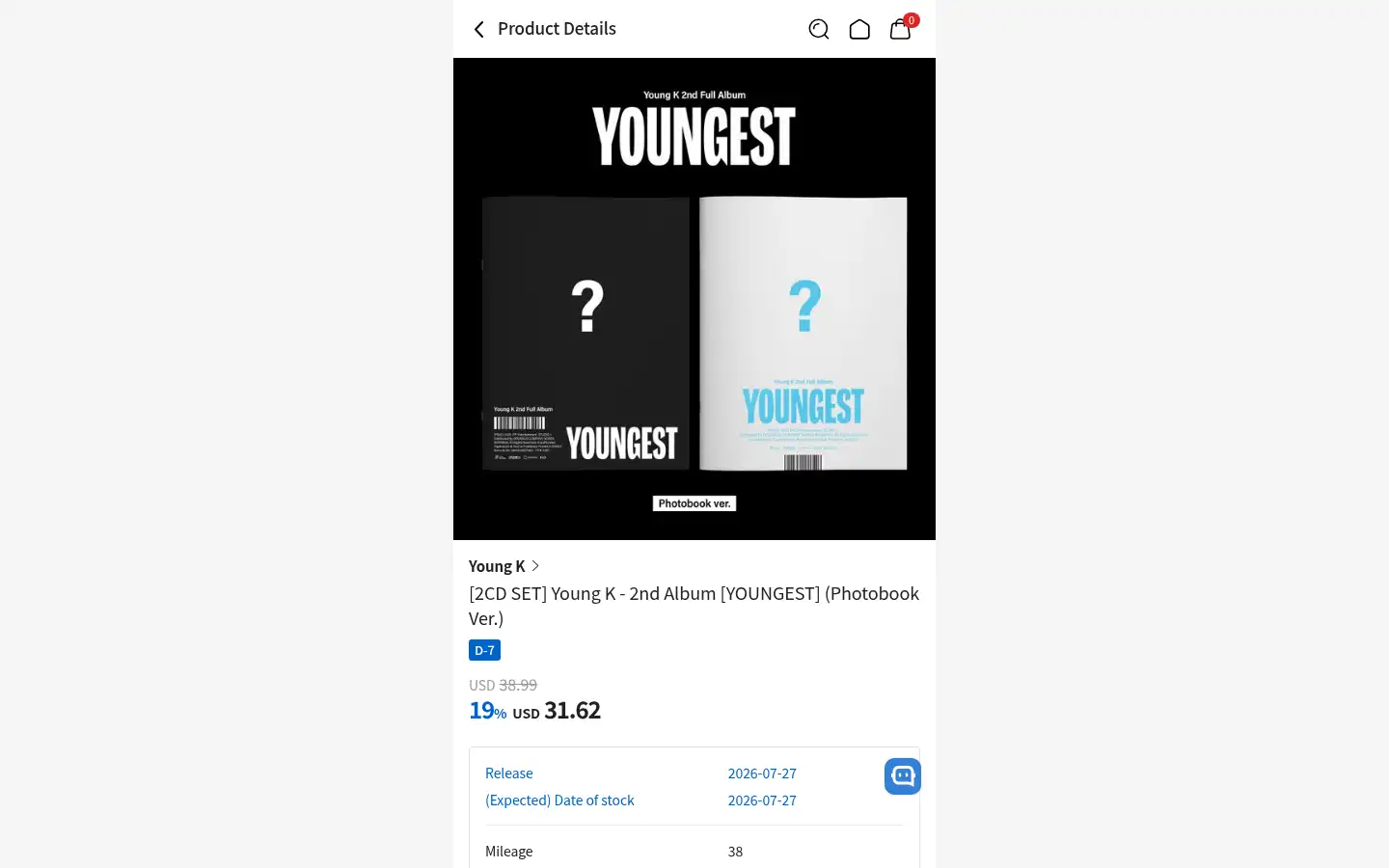 Screenshot of ktown4u.com