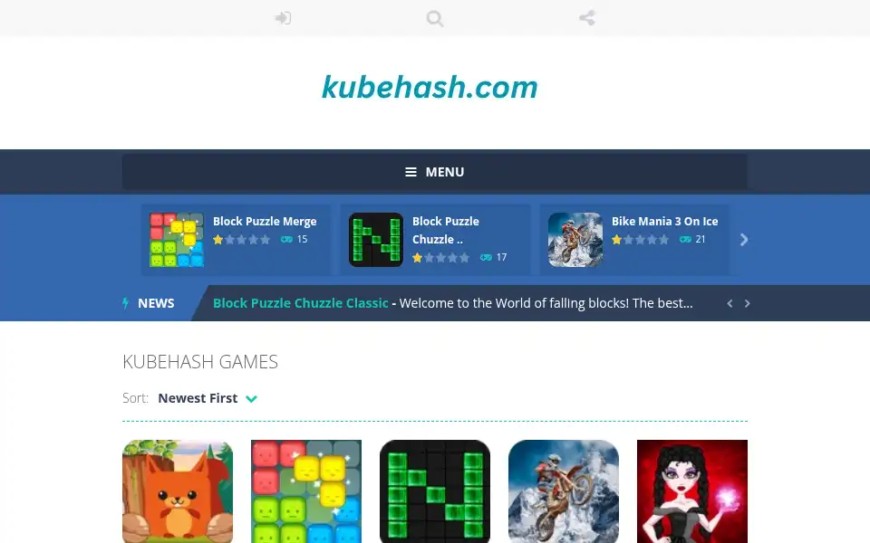 Screenshot of kubehash.com