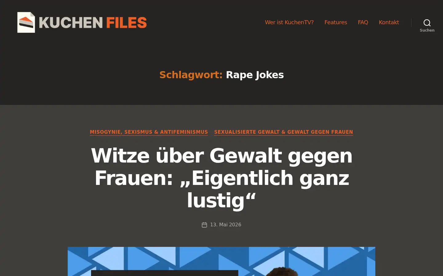 Screenshot of kuchenfiles.noblogs.org