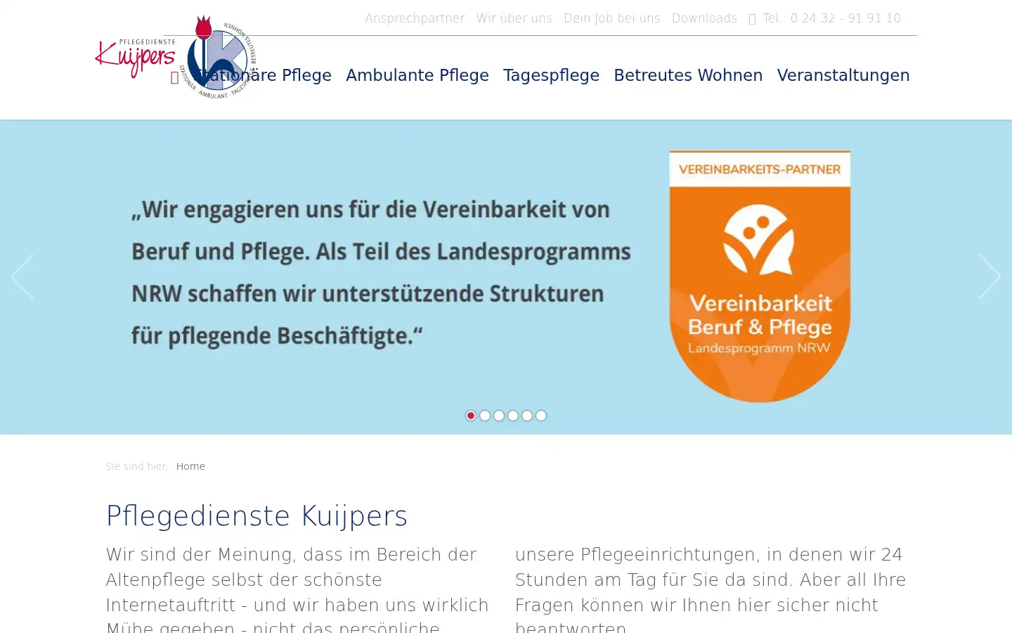 Screenshot of kuijpers.de