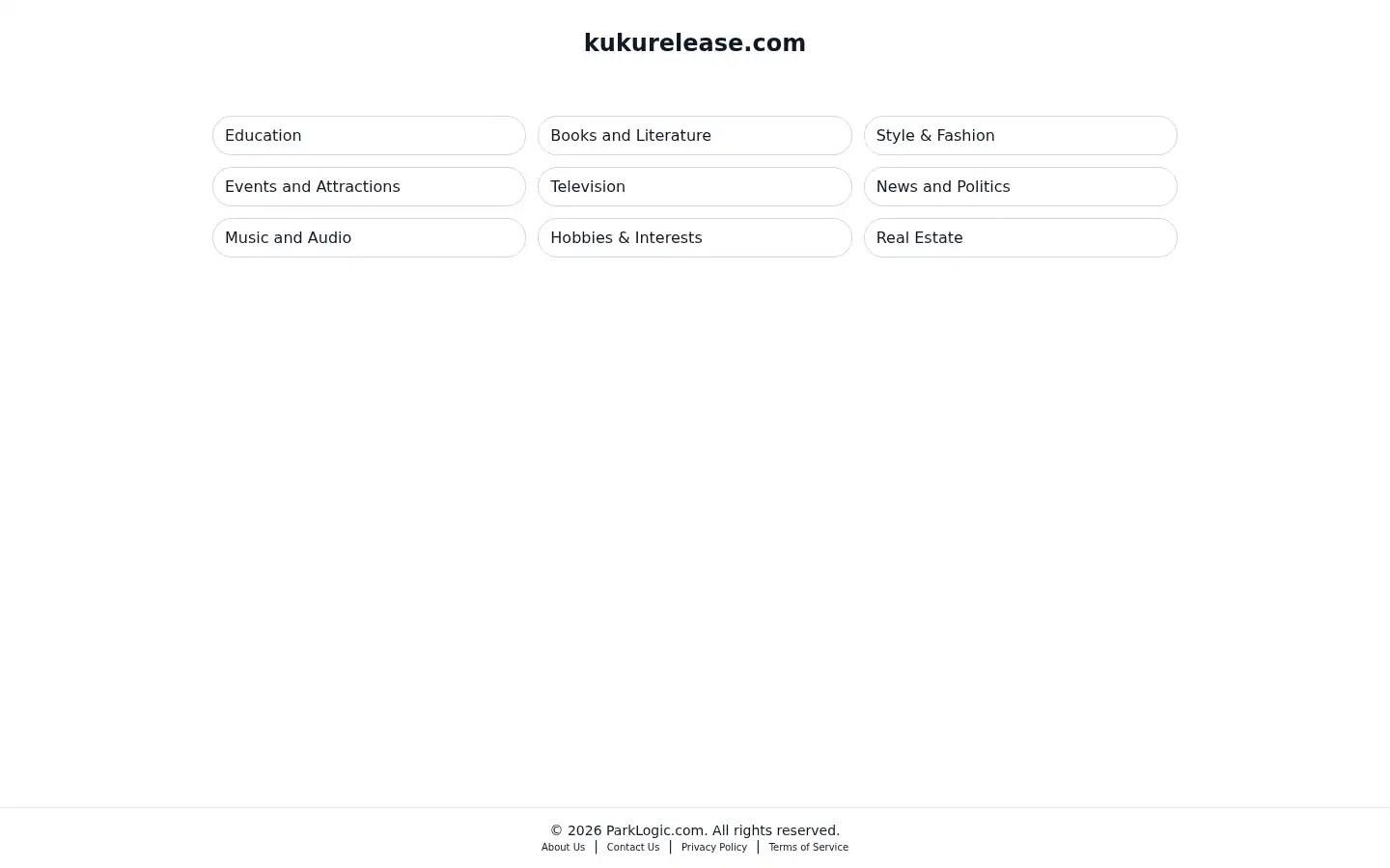 Screenshot of kukurelease.com