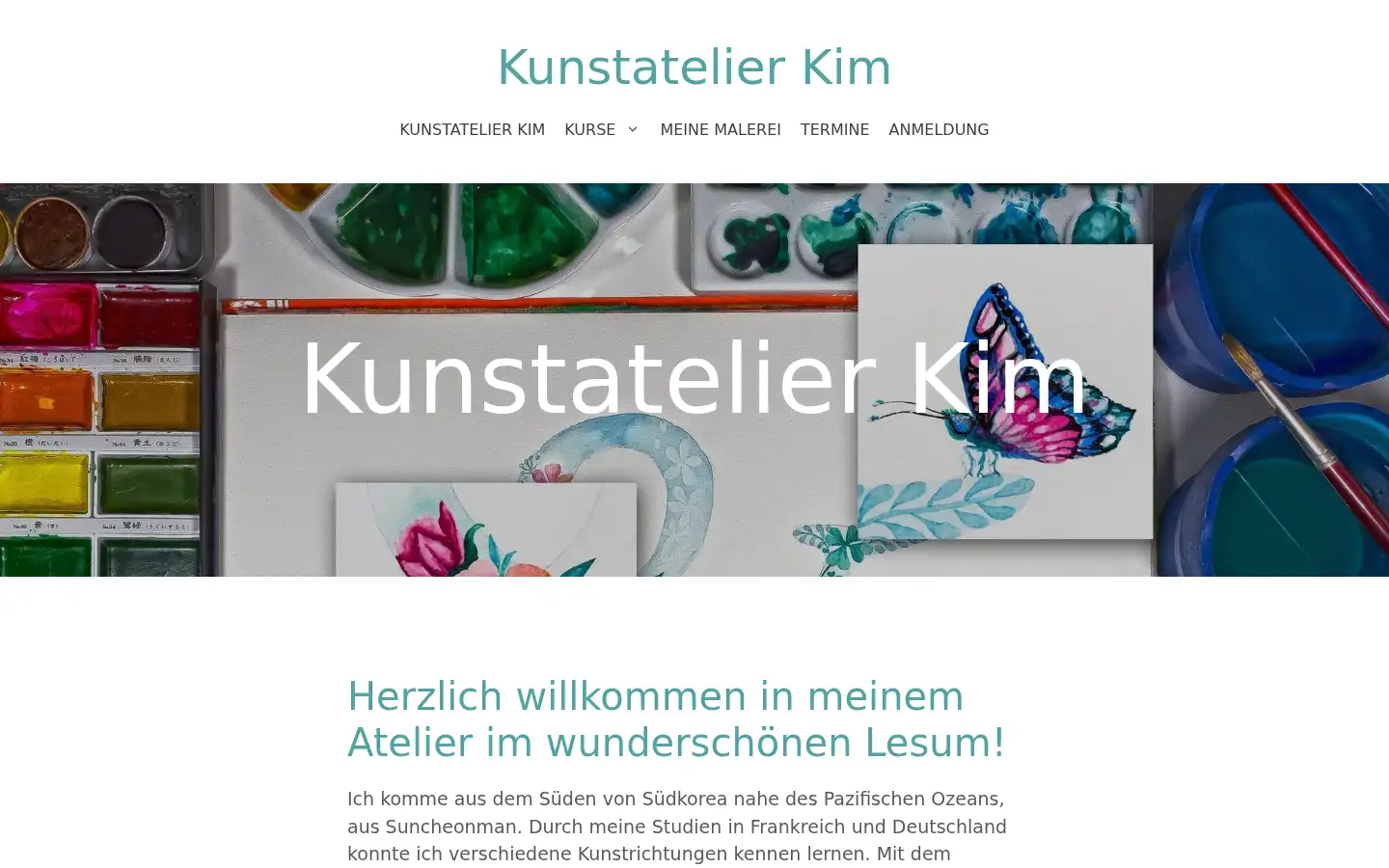 Screenshot of kunstatelier-kim.de