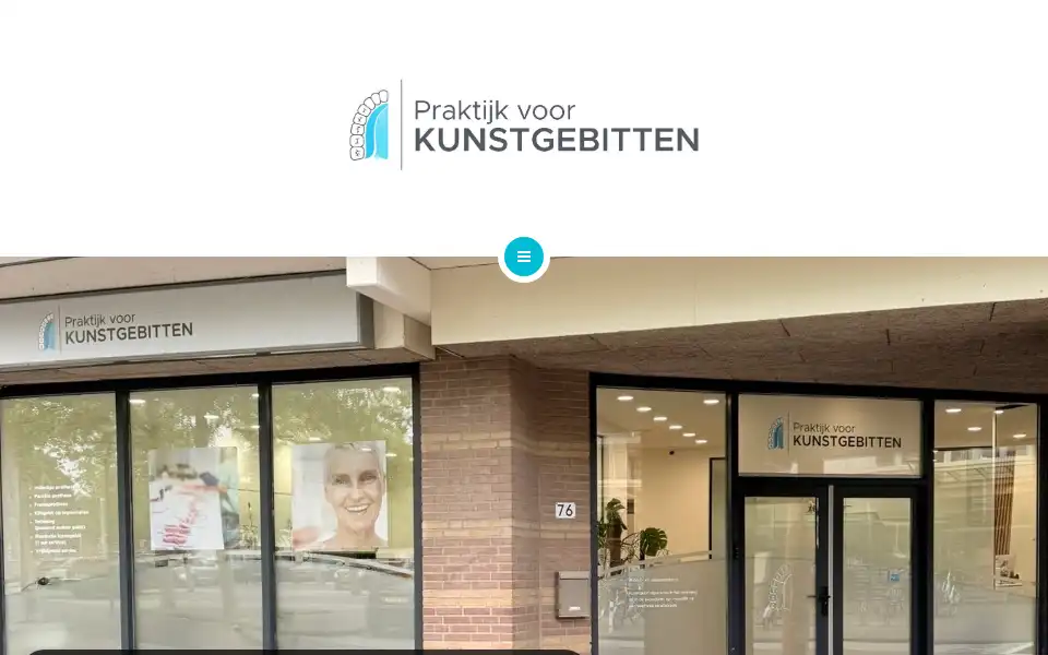 Screenshot of kunstgebittenpraktijk.nl