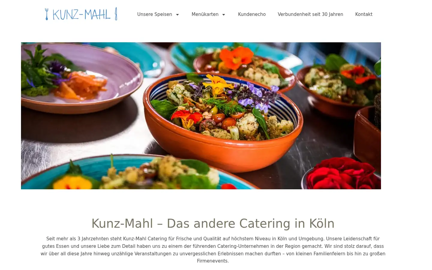 Screenshot of kunz-mahl.de