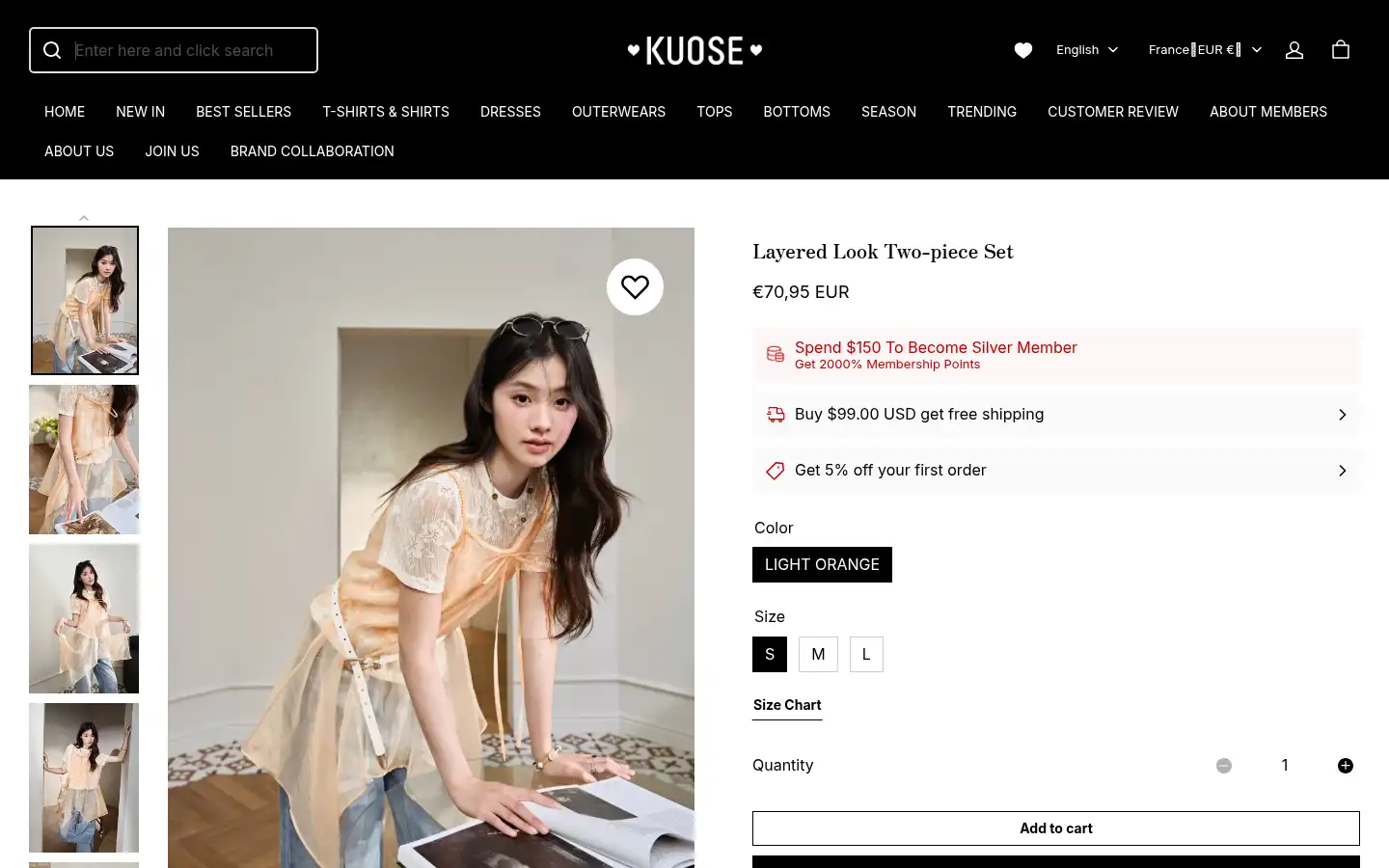 Screenshot of kuose.com