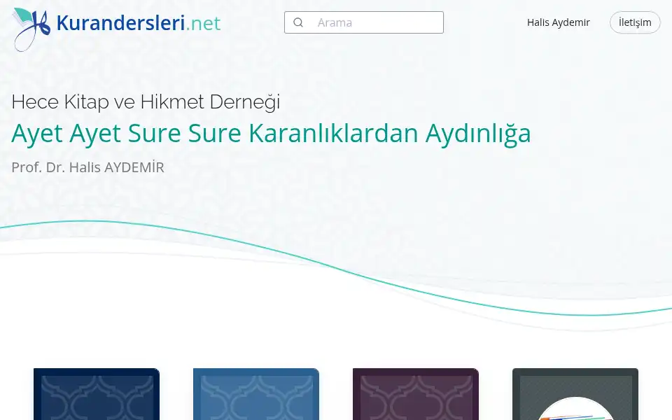 Screenshot of kurandersleri.net