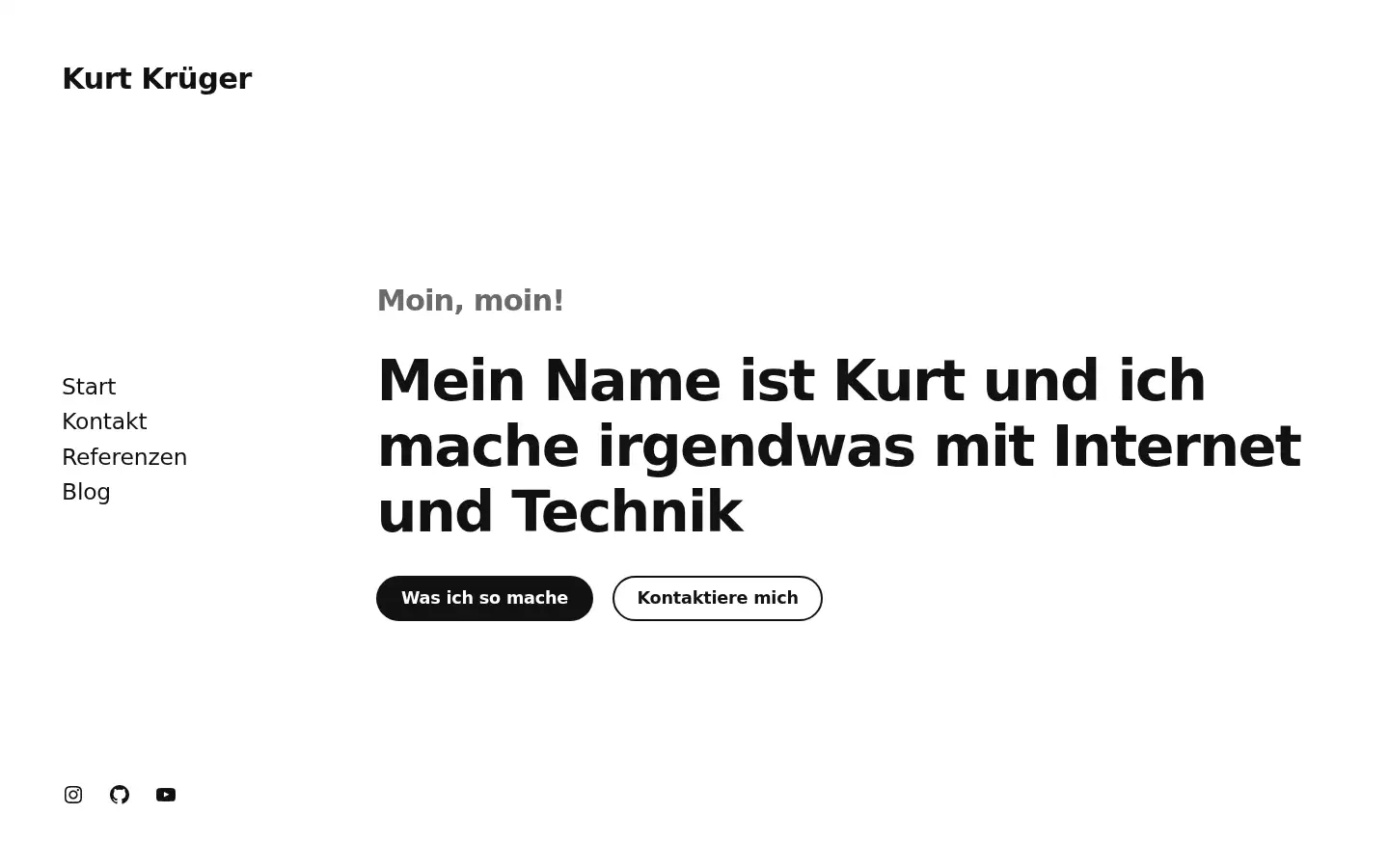 Screenshot of kurt-krueger.com