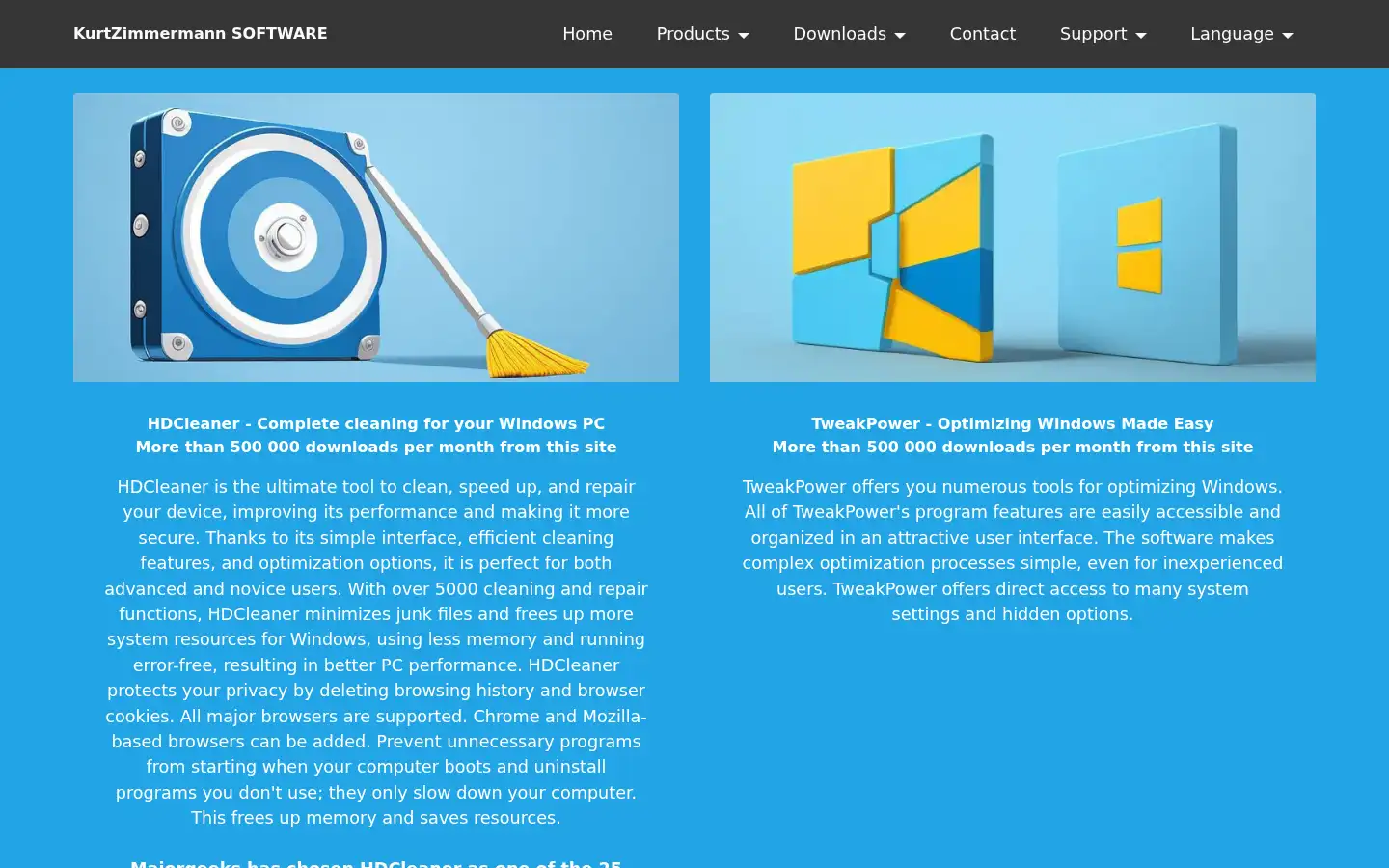 Screenshot of kurtzimmermann.com