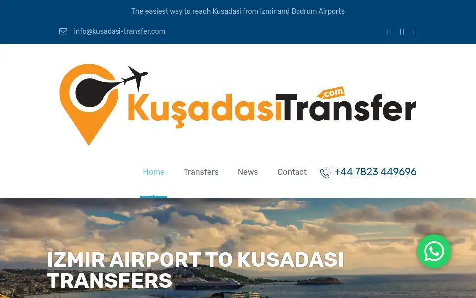 Screenshot of kusadasi-transfer.com
