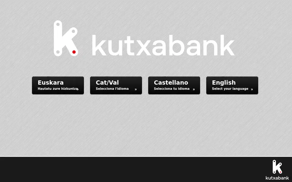 Screenshot of kutxabank.es
