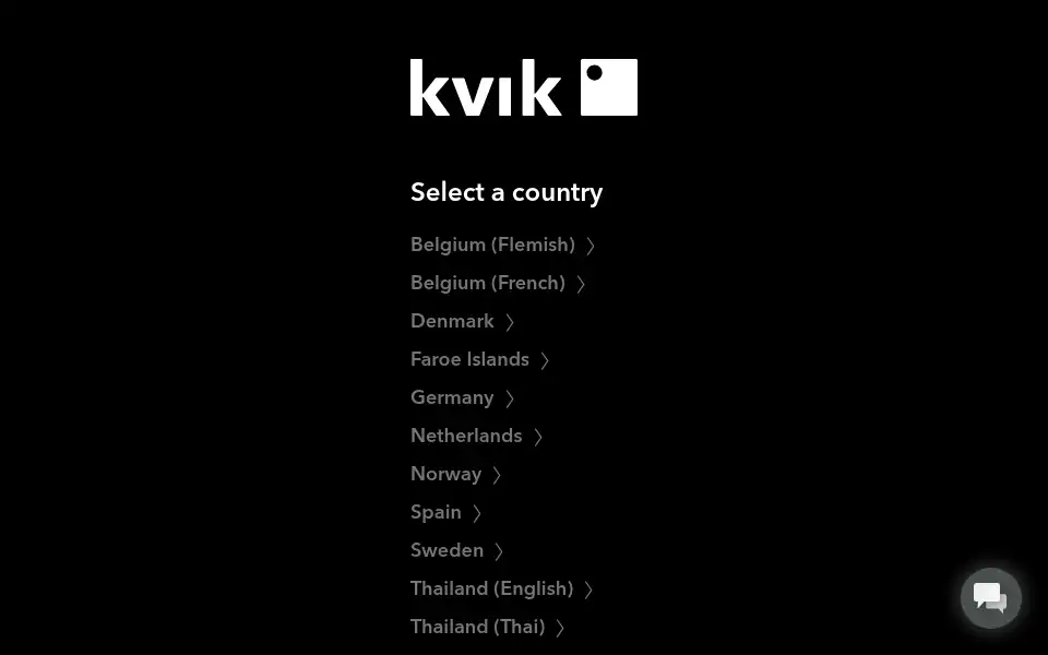 Screenshot of kvik.fr