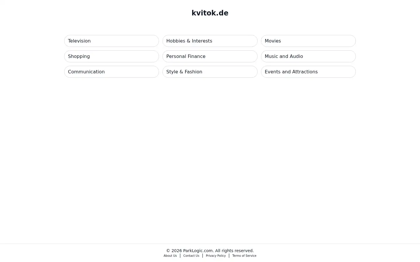 Screenshot of kvitok.de