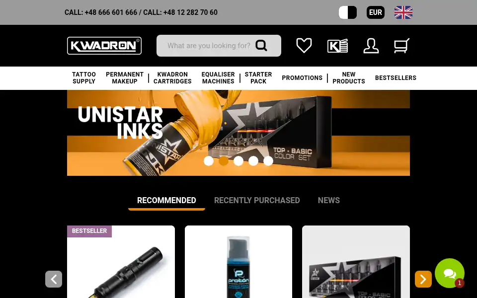 Screenshot of kwadron.pl