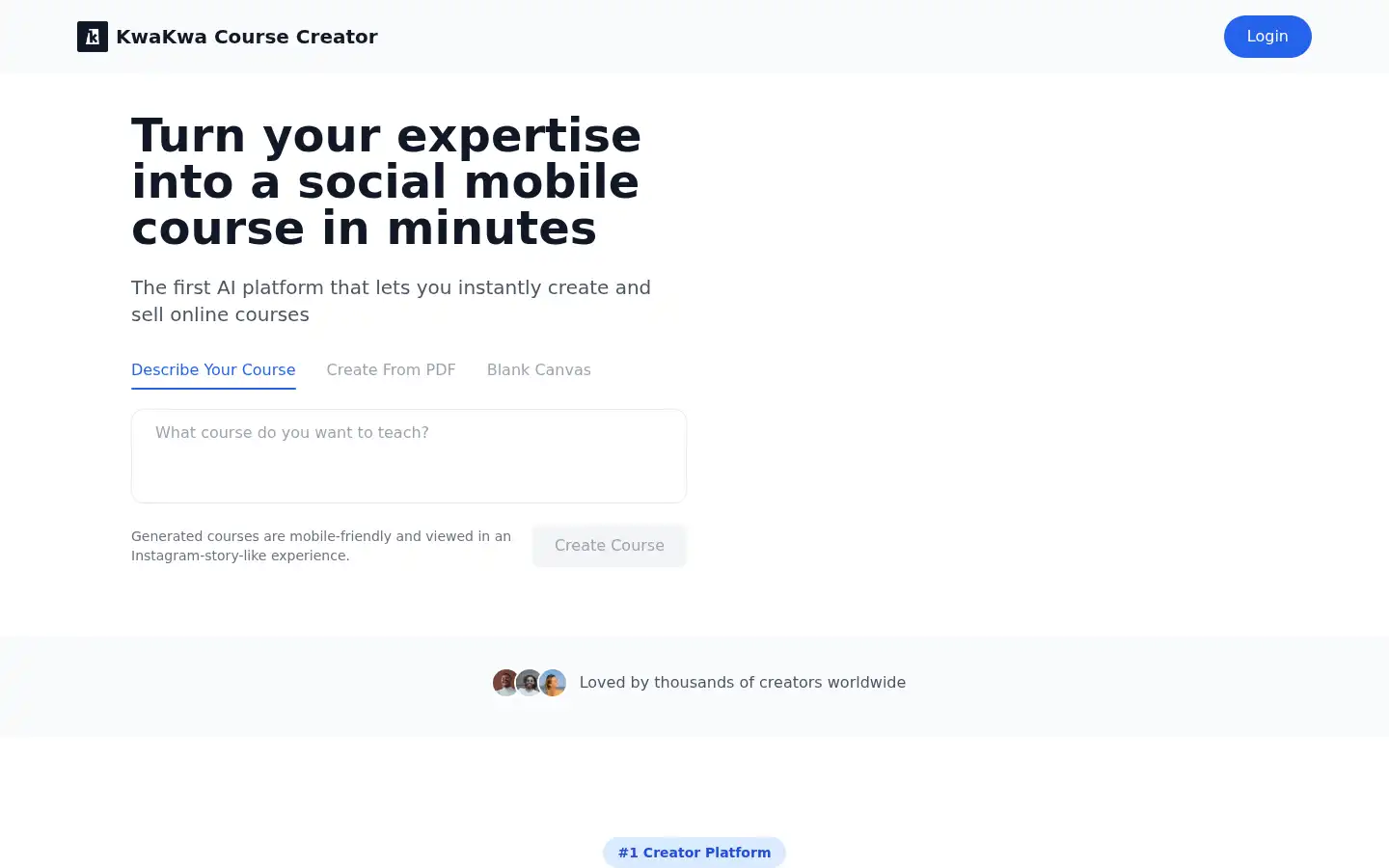 Screenshot of kwakwa.com