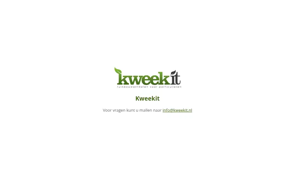 Screenshot of kweekit.nl