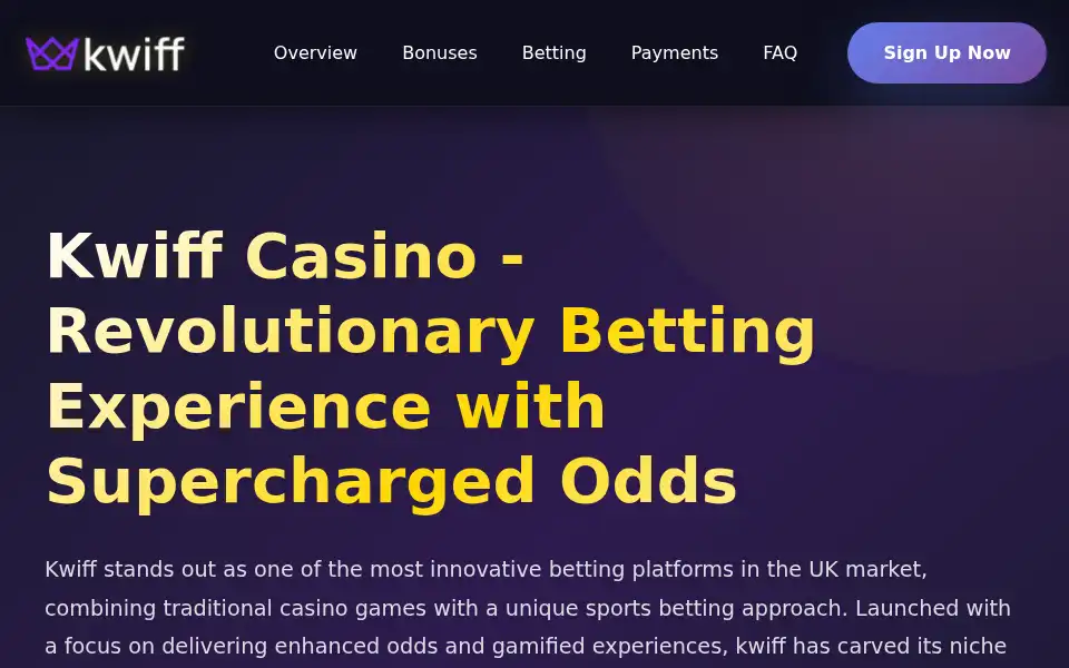 Screenshot of kwiffcasinos.com
