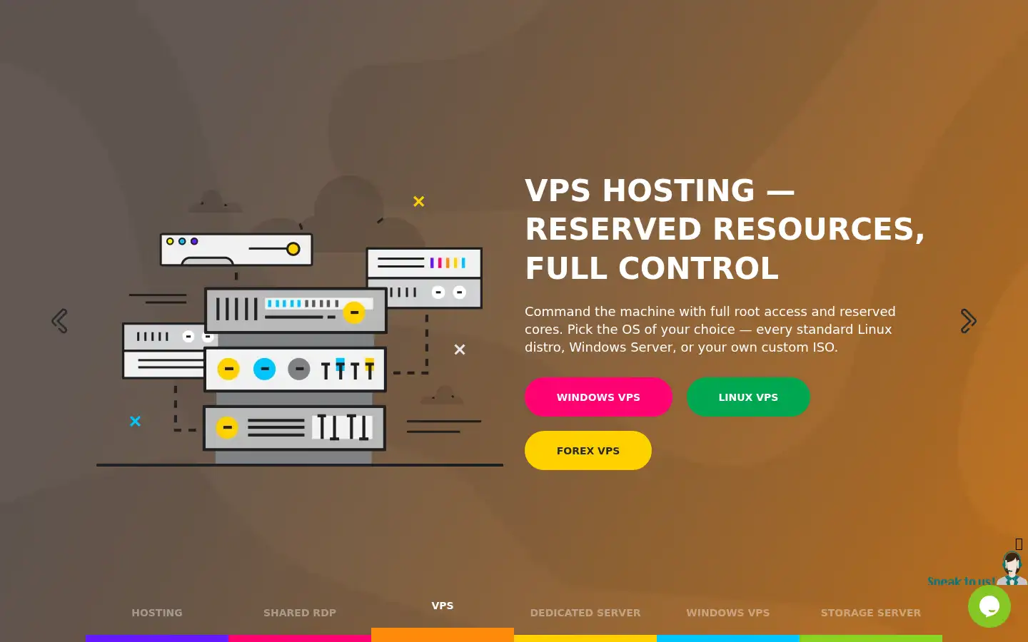 Screenshot of kwikserver.com