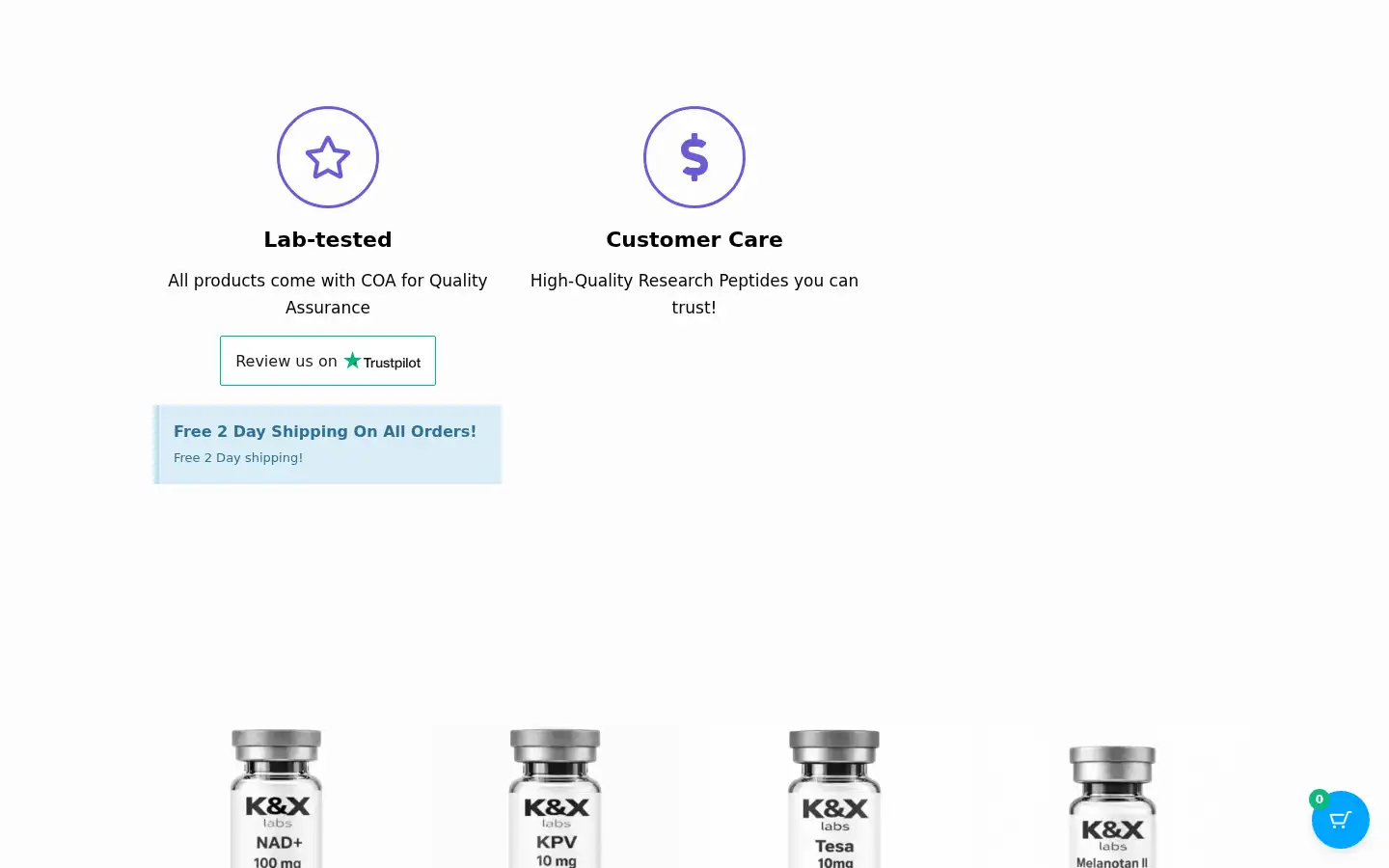 Screenshot of kx-labs.com