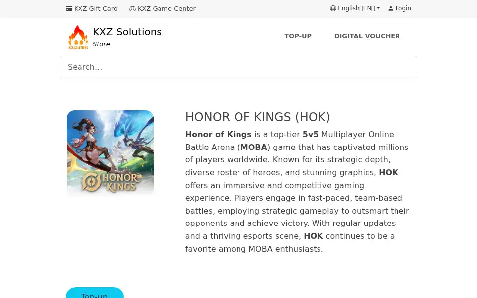 Screenshot of kxz.solutions